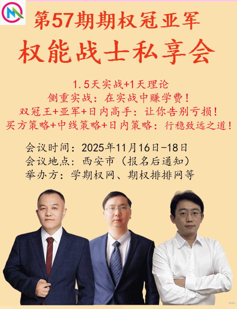 图片[1]-黄旭东、于红期权冠亚军课程，11月16日西安开课！-明慧期货培训网，学习联系：15217215251